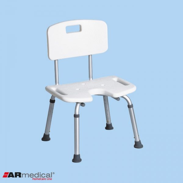 Душевой стул с вырезом для инвалидов ARmedical AR208